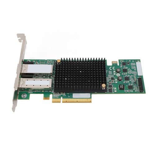 Adaptador Ethernet de Puerto Dual SFP+ Tarjeta de Red Lan Fibra Servidor PC 4