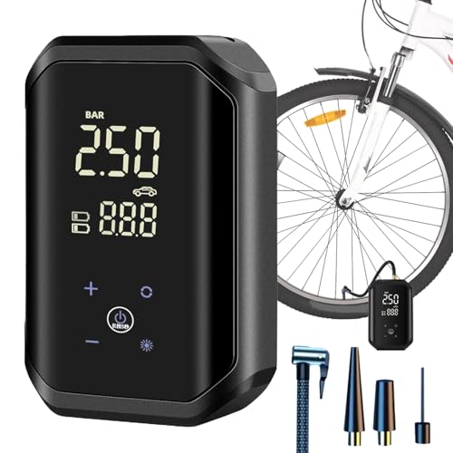 Bomba De Aire Recargable, Inflador Para Neumáticos De Bicicleta, Bomba Recargable De Alta Presión Para Bicicletas Equipo Deportivo Y Colchones Inflables