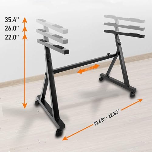 Image of Pyle Universal Electronic Black Heavy-Duty Z Style Keyboard Organ Holder Rack Portable Piano Stand W /Adjustable Height and Width, Locking Wheels (PKST48.5)
