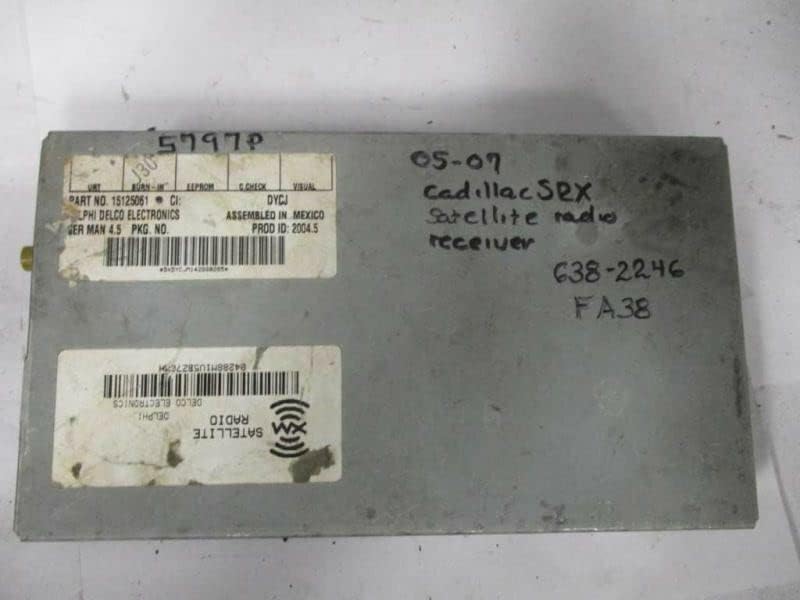 Audio Compatible with Equipment Radio SV6 Satellite Receiver Opt U2K Fits 05-07 Montana 15125061