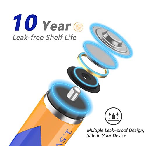Ocvrszsw Lr6 Aa Batteries 8 Pack 1.5V Double A Batteries High Performance Disposable Alkaline Batteries For Household And Business - 10-Year Shelf Life Lr6 Battery #TOP2