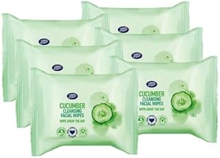 Boots Cucumber Cleansing Wipes 25S 6 Pack