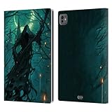 Head Case Designs sous Licence Officielle Christos Karapanos C'est Juste Le Vent Art Clé Étui Portefeuille en Cuir Compatible avec Apple iPad Pro 11 M4/M5 2024/2025