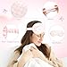Honeydak 12 Pcs Silk Sleep Masks for Women Girls Pink Bow Party Favors Adjustable Eye Masks for Birthday Sleepover Spa Sweet 16 Party Gifts