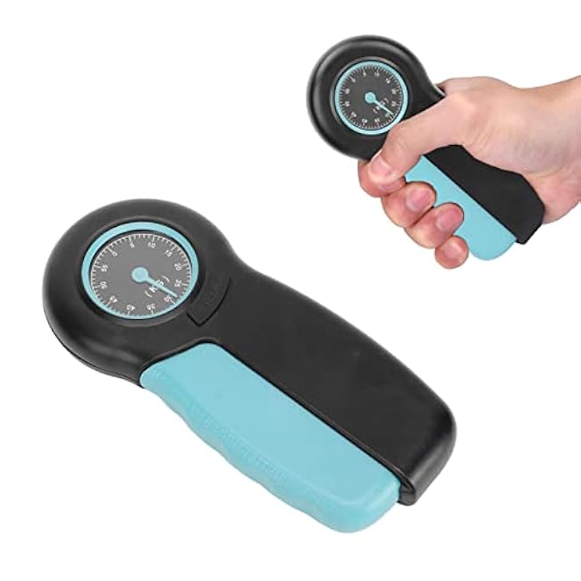 AUNMAS Hand Dynamometer, Heavy Duty Grip Strength Tester Pointer Display Enhanced Wrist Strength for Fingers