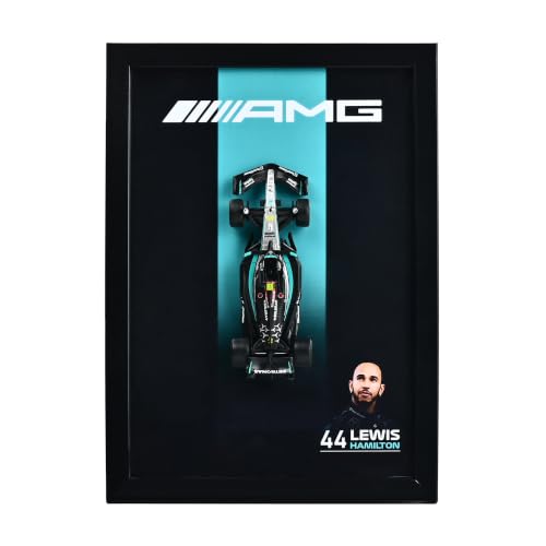 Image of CodersParadise 3D F1 Racing Wall Art Frame - W15 Inspired Black & Silver Open Wheel Formula Model Display - Motorsport Decor for Bedroom Office Garage Man Cave - Racing Gift for Car Enthusiasts & Collector