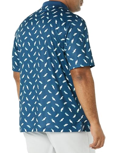 Image of Amazon Essentials Men's Regular Fit Golf Polo Shirt, Moisture-Wicking Quick Dry, Recycled Polyester, Short Sleeve