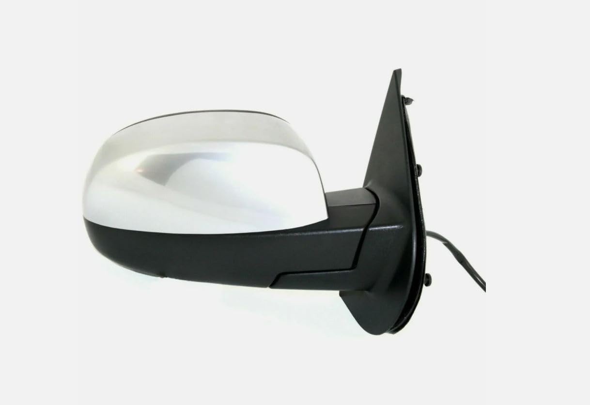 Evan Fischer Mirror Cover Set Compatible With 2007-2013 Chevrolet Silverado 1500, 2007-2014 Tahoe, Fits 2007-2013 GMC Sierra 1500, Driver And Passenger Side, Textured Black