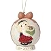Precious Moments May The Gift Of Love Be Yours This Season Dated 2017 Bisque Porcelain Ball Ornament with Base 171003