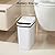 FRESHLIX 2 Pack Automatic Bathroom Trash Can 2.6 Gallon Smart Touchless Motion Sensor Trash Can with Lid Electric Waterproof Narrow Small Garbage Bin