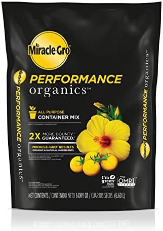 Miracle-Gro Performance Organics All Purpose Container Mix 6 Qt. ...