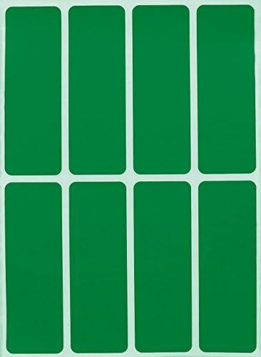 Royal Green White Labels Stickers 7.5cm x 2.5cm writable Rectangle Label for File Folder Tabs 120 Pack