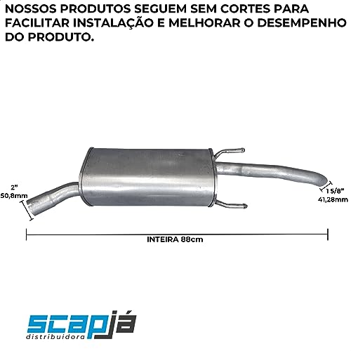 Escapamento Silencioso Corsa Classic Sedan Sw G1 1997 A 2011