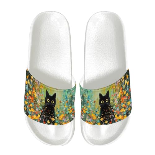 Cloud Slippers for Women Non Slip House Slippers Shower Shoes Indoor Slides Bathroom Sandals Comfort Lightweight Easy to Clean Size6-13.52