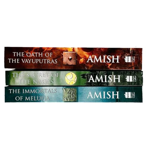 Shiva Trilogy Collection 3 Books Set By Amish Tripathi (The Immortals of Meluha, The Secret of The Nagas, The Oath of The Vayuputras)