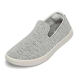 Allbirds Women's Wool Lounger, Everyday Slip-On Sneakers - Dapple Grey (Cream Sole) - 10 Medium