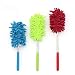 3 Pack Microfiber Duster, MCOMCE Microfiber Hand Duster Washable Microfibre Cleaning Tool Extendable Dusters for Cleaning Office, Car, Computer, Air Condition, Washable Duster