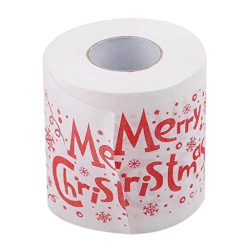 1PC Christmas Tree Christmas Decorations Christmas pattern color toilet paper Santa Christmas tree printed tissue
