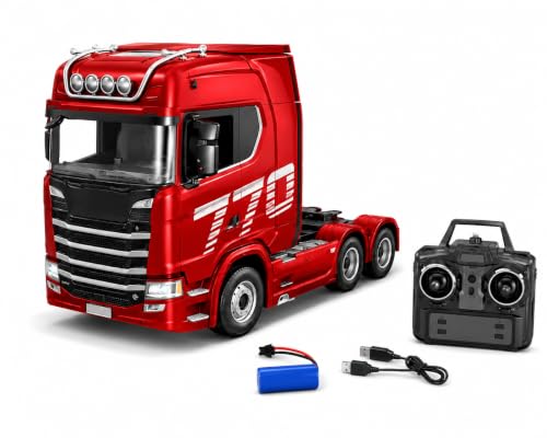 Image of RC Truck 2.4GHz Remote Control Truck with LED Lights, Sound & USB Charging.