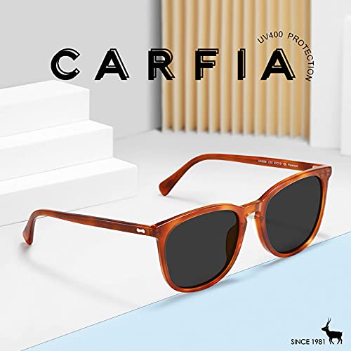 CARFIA Big Fashion Polarized Women's Sunglasses UV Protection Outdoor Driving Eyewear CA53584