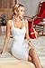 meilun Women's Sleeveless Rayon Bandage Bodycon Strap Mini Dress Medium White