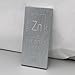 1 oz Ounce Zinc Bar (Flat Style) .999 Pure Paperweight - Element Design with Certificate of Authenticity