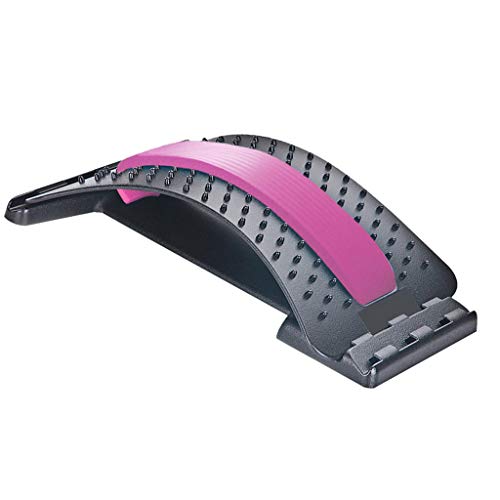 homozy Voltar Maca Mágica Suporte De Massagem Lombar Inferior Spine Posture Corrector Mate - Preto V