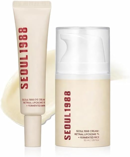 - Nantra SEOUL 1988 Serum + Eye Cream : Retinal Liposome 2% + Black Ginseng, 30ml/1.01fl.oz | 58% Black Ginseng Extract | Retinal serum, Bakuchiol, VitaminC&3Peptides for Wrinkle Care | Korean Skincare | seoul1988 (COMBO 30+30 ML) (SEOUL COMBO1988)