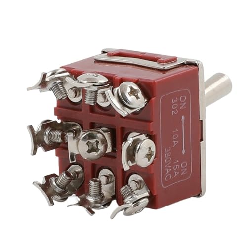 Interrupteur à bascule E-TEN303 haute performance 9 broches 15A 250V