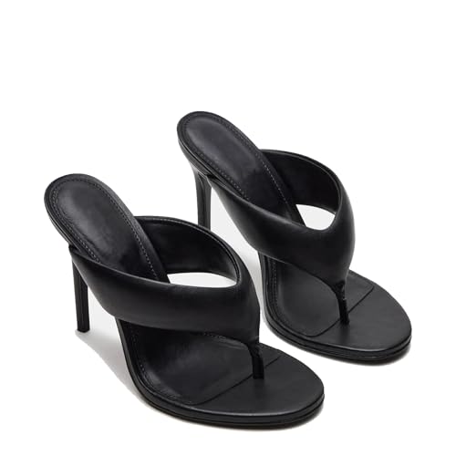 Flip Flop Heels for Women Open Peep Toe Thong Heel Fashion Party Summer Shoes