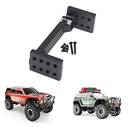 RCAWD Aluminum Bumper Mounts Shock Towers for Redcat 1/10 Everest GEN7 PRO, Everest GEN7 Sport RC Upgrade Parts, Hopups Replacement of 138003 Black