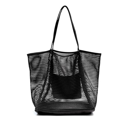 Mesh Beach Tote Bag Women Extra Large Beach Bags Pool Bag Shoulder Bag for Shopping Travel and Vacation4