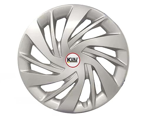 Wheel Cover Wheel Cap Silver Color Universal Model for 13 Inch Wheel Cover Cars Set of 4 Pieces