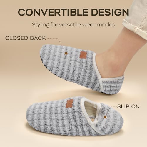Image of Tanamo House Slippers for Women Men Indoor Barefoot Slippers Socks Slip on House Shoes Cozy Comfy Slippers for Home Bedroom Travel Yoga