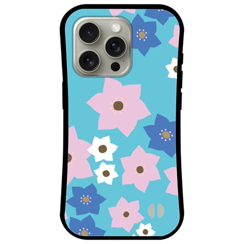 iPhone 17 Pro Max 用 ケース MagSafe 対応 カバー アクリル TPU Qi充電 吸着 磁石 マグネット 耐衝撃 バンパー ワイヤレス充電 マグセーフ アイフォン17プロマックス ifa105-o フラワー 花柄 女性