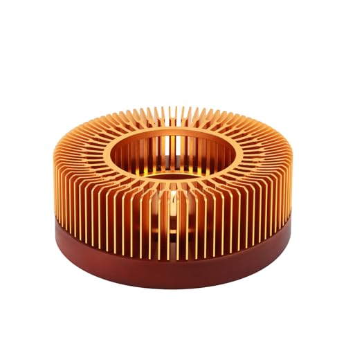 Image of Tea Warmer, Aluminum Alloy & Wood, for Heating Tea Coffee Milk