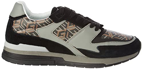 GUESS Homme ENNA Sneaker en noir taille 44 pour un style quotidien