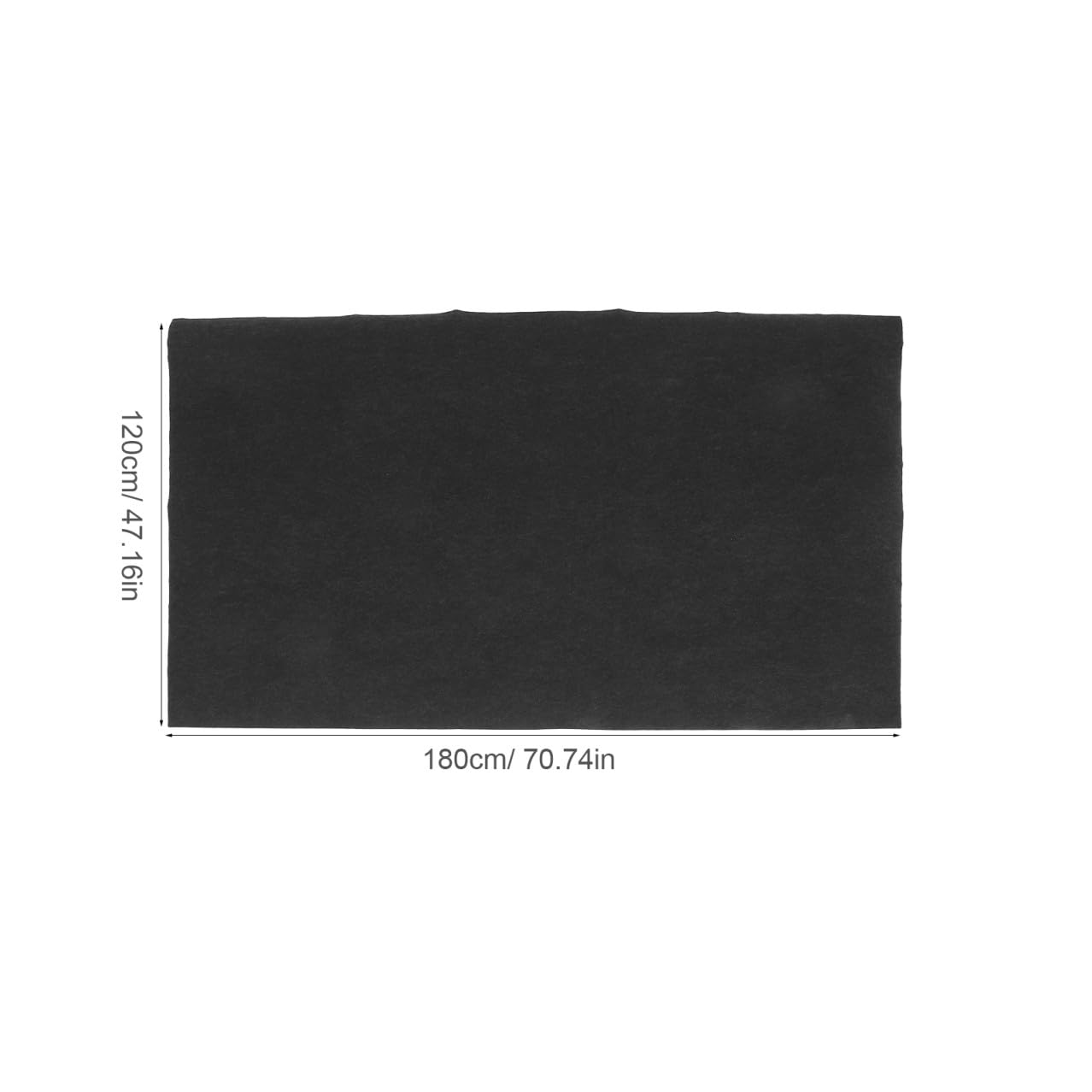 Veemoon Tapis de Sol de Garage Absorbant L’Huile et Protégeant Le Sol en Feutre Chimique Antidérapant Garage Noir et Abri