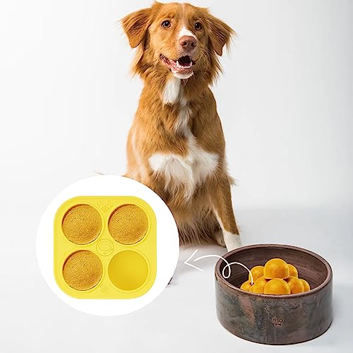 Moldes para congelar comida perros y bocadillos caseros reutilizables de silicona 8