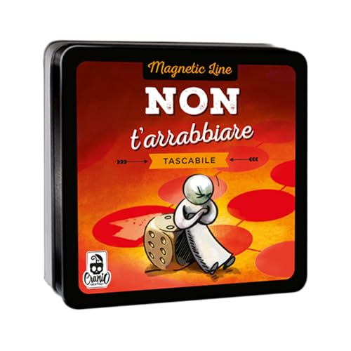 Cranio Creations - Magnetic Line, Non T'Arrabbiare - Un Grande Classico In Versione Tascabile - 2-4 Giocatori - 20 Minuti – Gioco per Famiglie e Amici – Età 4+ - Edizione in Lingua Italiana