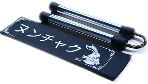 Nunchaku de Aço Cromado para uso Iniciante ao Profissional - 100% Artesanal + Capinha Personalizada