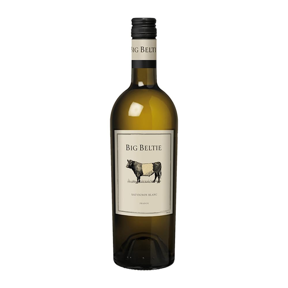 Big Beltie Sauvignon Blanc 75cl | French White Wine Gascony | 11% ABV | Crisp Citrus & Gooseberry | Vegan Friendly | Refreshing Dry White Wine