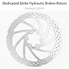 Meteorolite SM MT200 E-Bike Hydraulic Disc Brakes Set, New Upgrade 2-Pin 2-Piston Ebike Hydraulic Brakes Set with 160/180mm Rotors, Pre-Bled with Mineral Oil Electric Bike Hydraulic Brakes #4