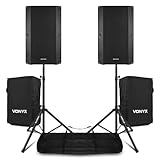 Powerful 1600W bi-amplified active speaker set, ideal for DJs and event hosts, delivering exceptional clarity and volume in medium to large venues, with reliable sound for professional audio setups. Integrated Bluetooth connectivity allows effortless...
