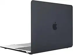 Case Capa Macbook New Air 13 A2337 C/Chip M1 Apple (PRETO FOSCO)