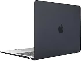 Capa Case Para Macbook Air 13.3" CHIP M1 MODELOS A1932 A2179 A2337 (Preto Fosco)