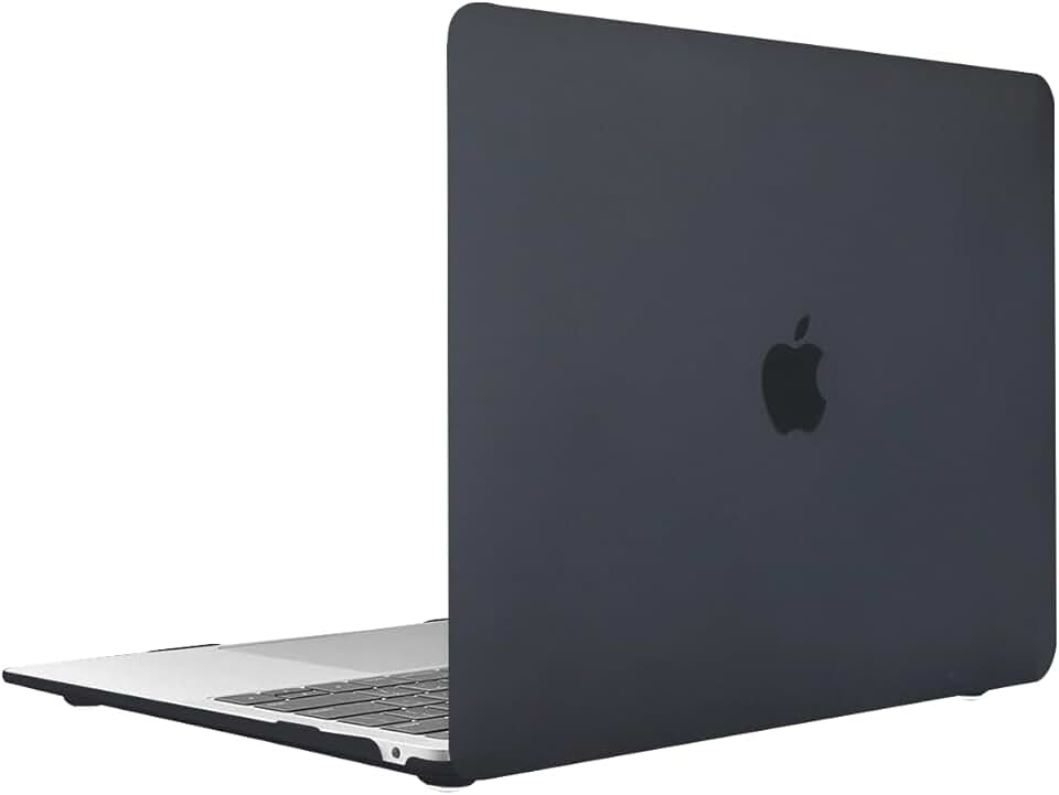 Case Capa Macbook New Air 13 A2337 C/Chip M1 Apple (PRETO FOSCO)