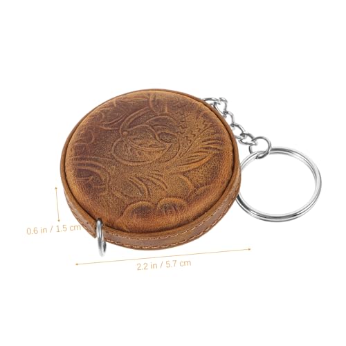 Cinta métrica vintage mini portátil con llavero miniatura 2