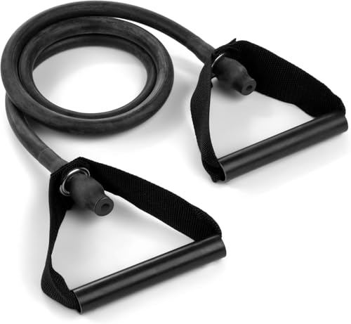 Standard Resistance Tubing (Band) mit Griff: Schwarz, Ultra Heavy