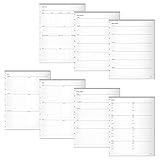 TUL® Discbound Organizational Inserts, Letter Size, White, Pack Of 100 Inserts